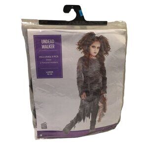 UNDEAD WALKER  Child's Size Large 12-14 Distressed Zombie Dress